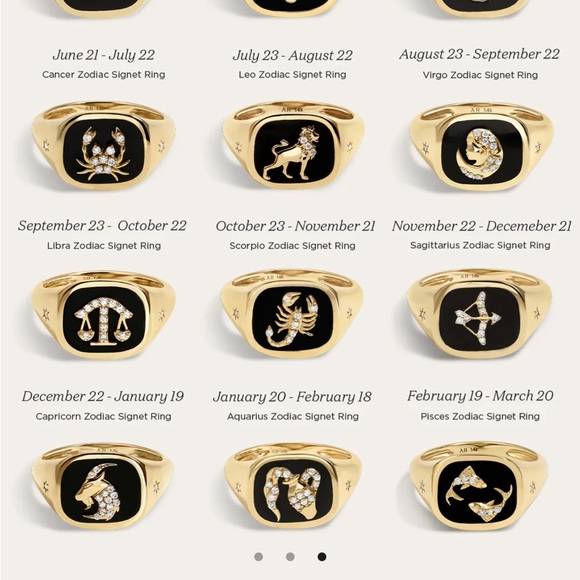 Adina Reyter Pisces Signet Ring - Picture 2 of 2